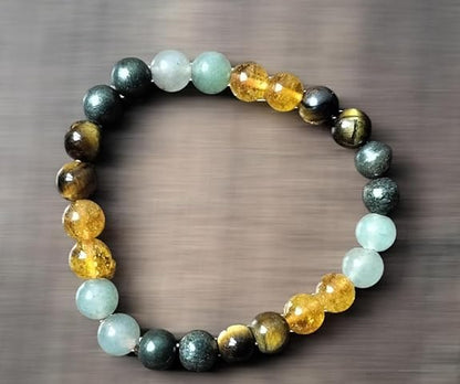 Money Magnet Unisex Crystal Bracelet - Certified & Authentic (Pack of Two)