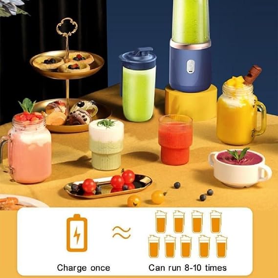 Multifunctional Small Portable USB Rechargeable Wireless Juicer